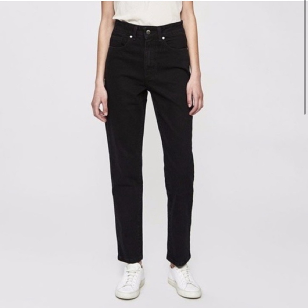 Need Supply Black Straight‎ Leg Jeans – Size 26, Rigid Cotton, Minimalist